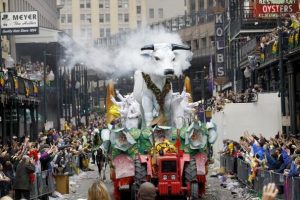 Annual Mardi Gras Parade Held In New Orleans