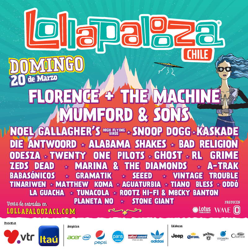 Line Up por dia_Domingo