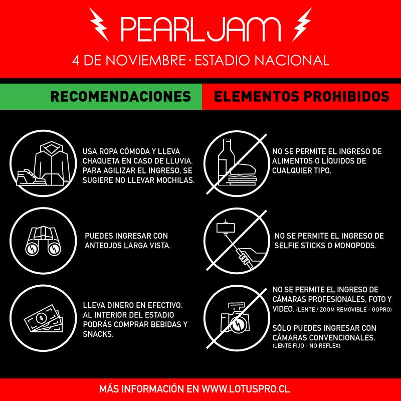 recomendaciones y prohibiciones pj