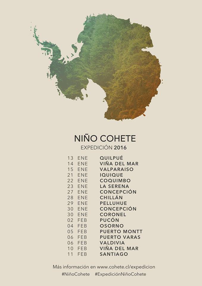 expedicion niño cohete