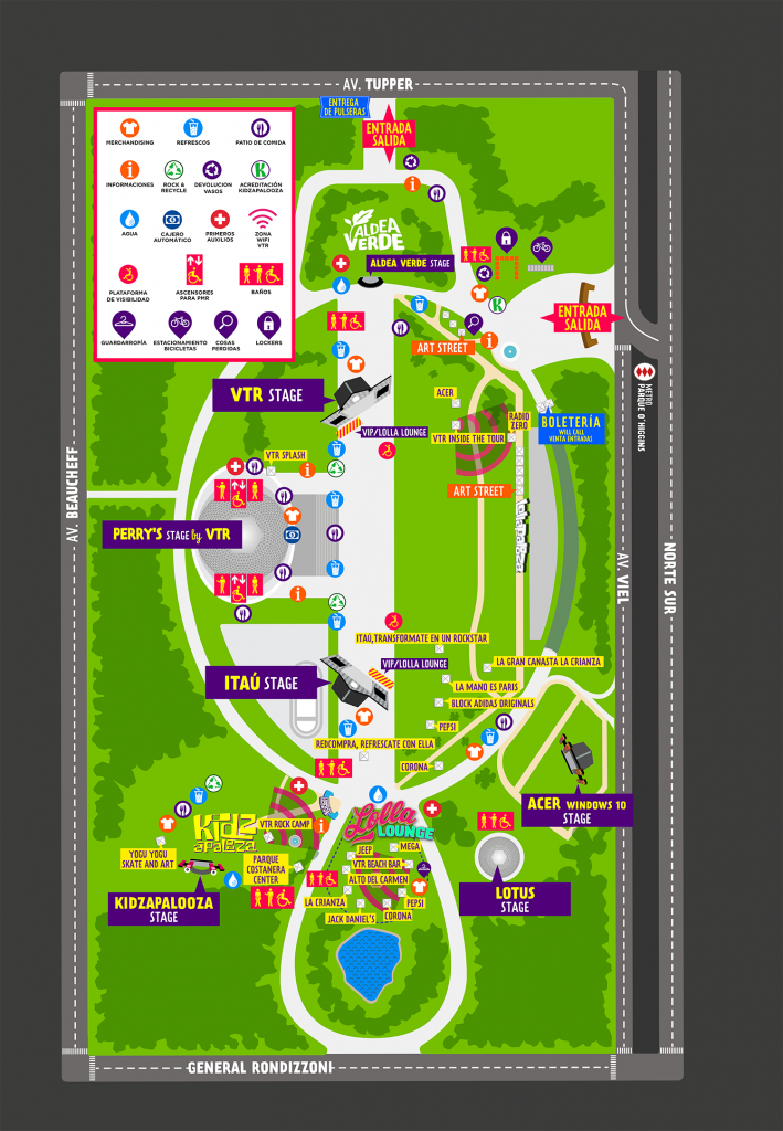 ¿Cómo llegar y qué hacer en Lollapalooza Chile? — Rock&Pop