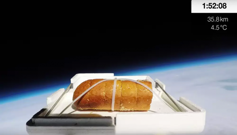 Pan de ajo al espacio