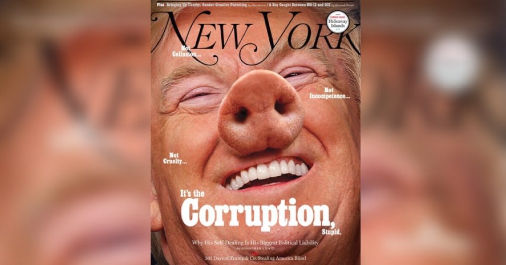 Donald Trump, portada New York Magazine