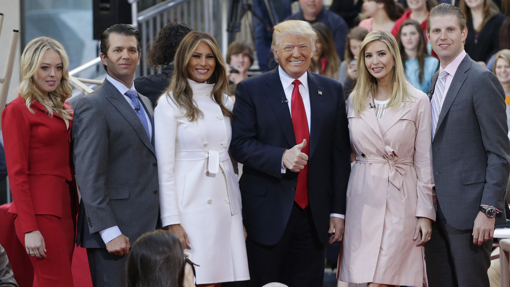 Donald Trump y familia