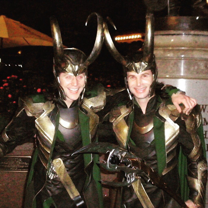 Avengers Dobles Tom Hiddleston (Loki) y Paul Lacovara