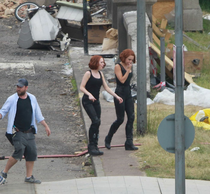 Avengers Dobles Scarlett Johansson (Viuda Negra) y Heidi Moneymaker