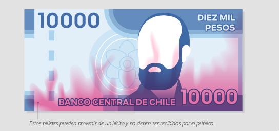billete tinta