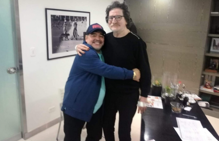 Diego Maradona y Charly García