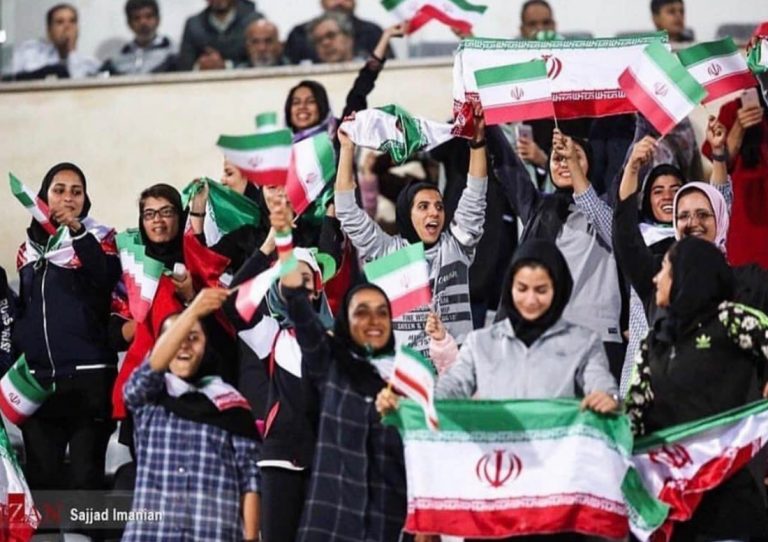 iran mujeres en los estadios