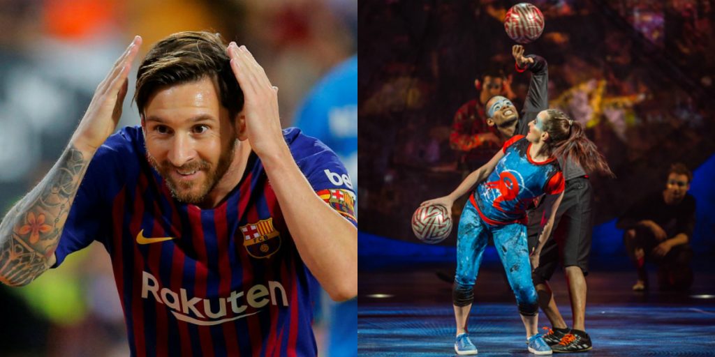 leo messi cirque du soleil