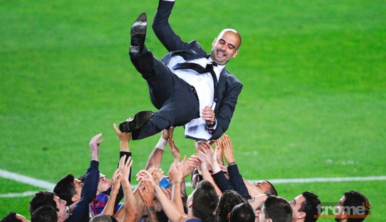 guardiola bailando