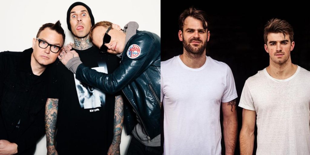 Blink182 volvió a grabar y colabora con The Chainsmokers — Rock&Pop