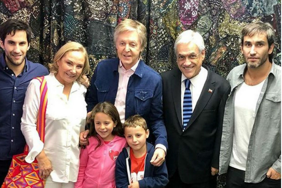 Piñera-paul mccartney