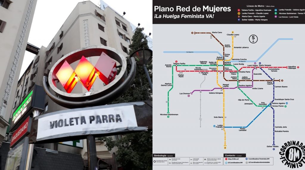 El Metro de Santiago se vuelve feminista — Rock&Pop