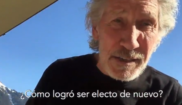 roger waters piñera electo por segunda vez video