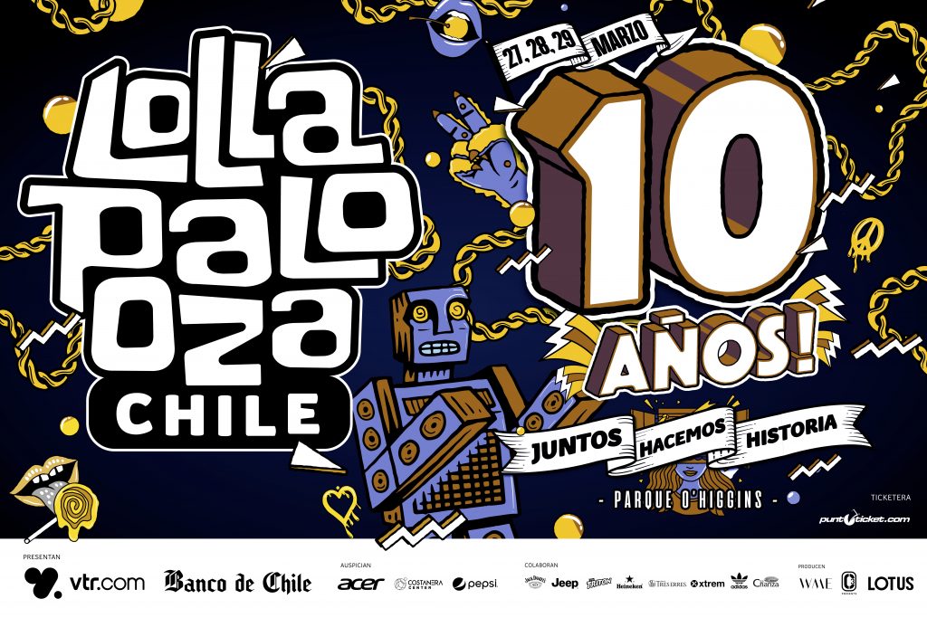LOLLAPALOOZA CHILE 2020 FECHAS