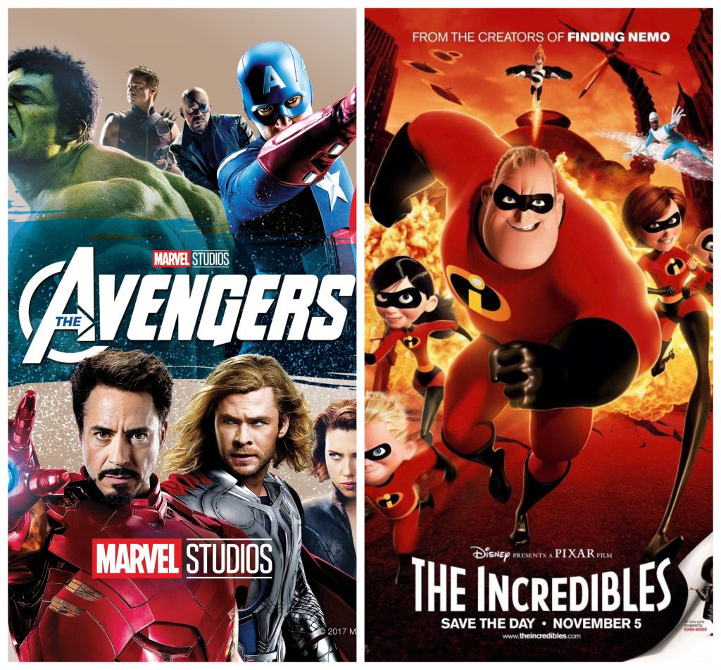 avengers los increibles