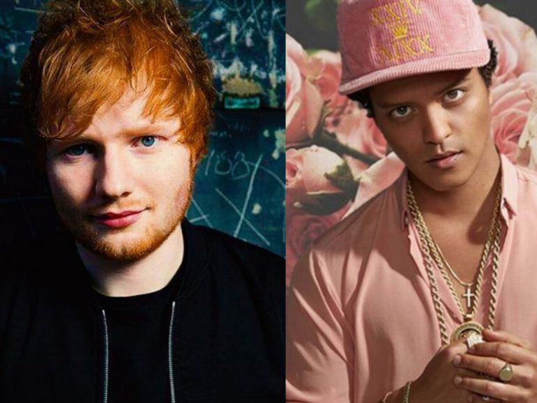 ed sheeran colaboracion bruno mars