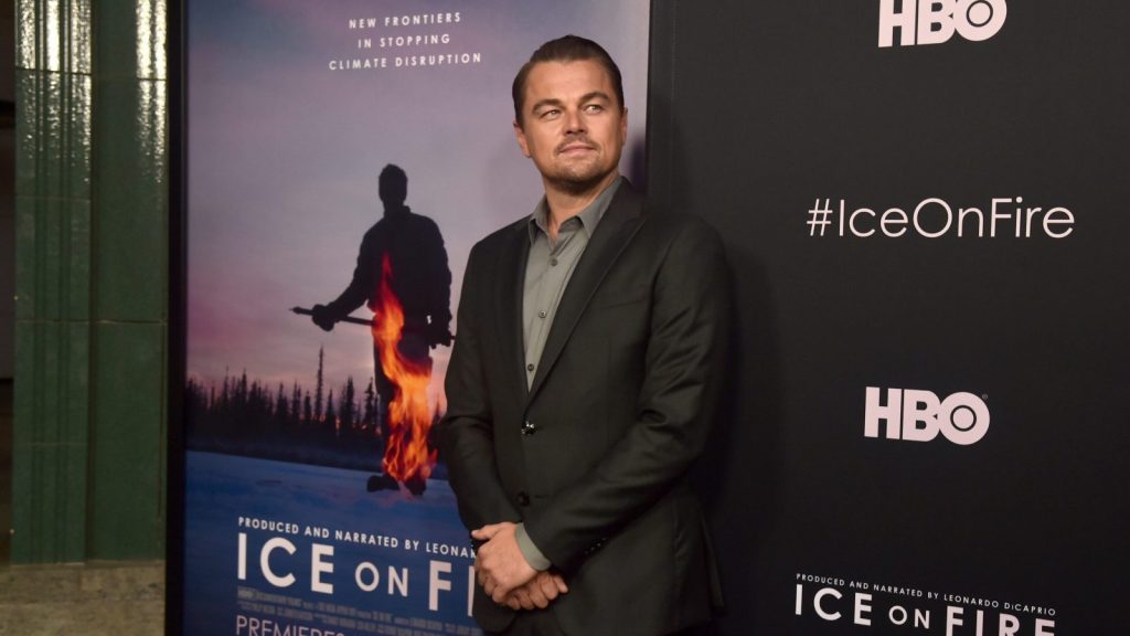 DiCaprio ice on fire