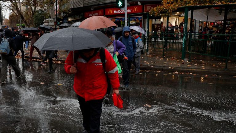 lluvia santiago