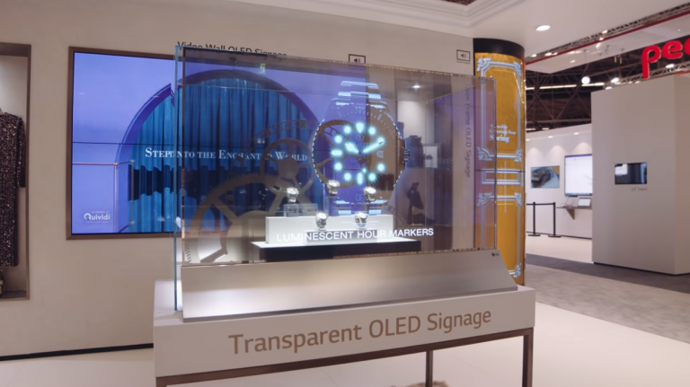 television transparente