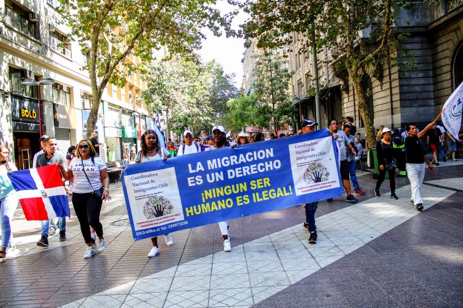 marcha migrantes