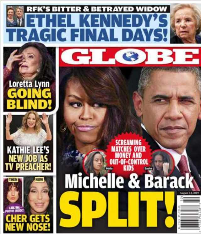 michelle y barack obama globe