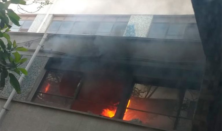 INCENDIO INSTUTO NACIONAL