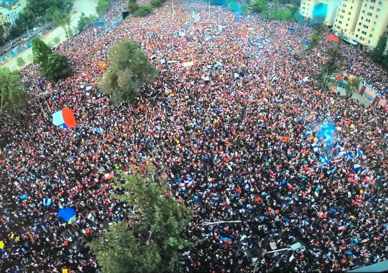 la marcha más grande de chile octubre 2019