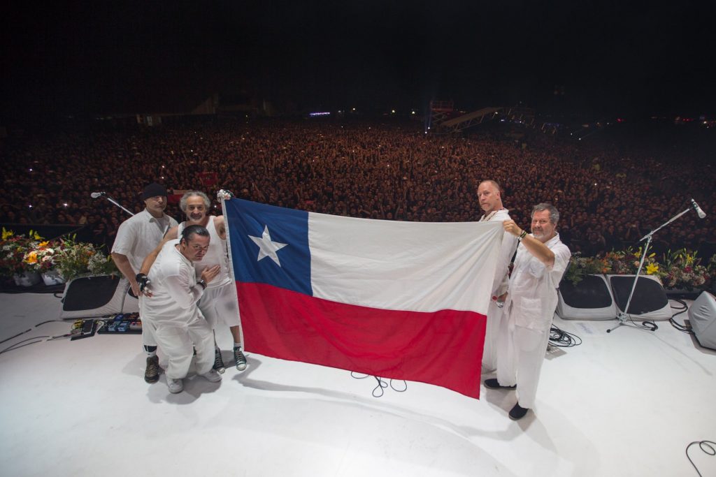 faith no more mensaje a chile