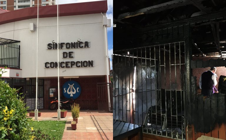 incendio corporacion sinfonica concepcion