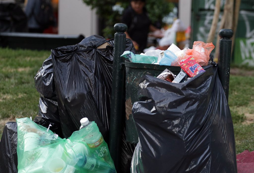 paro basura santiago FOTO: FRANCISCO CASTILLO/AGENCIAUNO