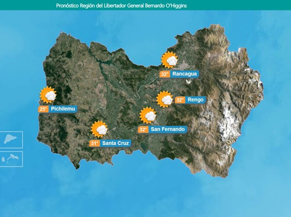 ohiggins ola de calor