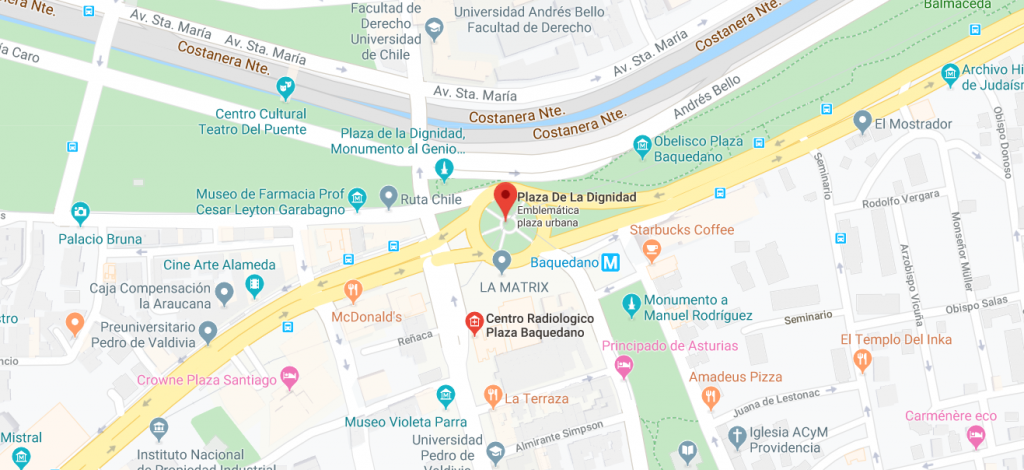 plaza de la dignidad google maps