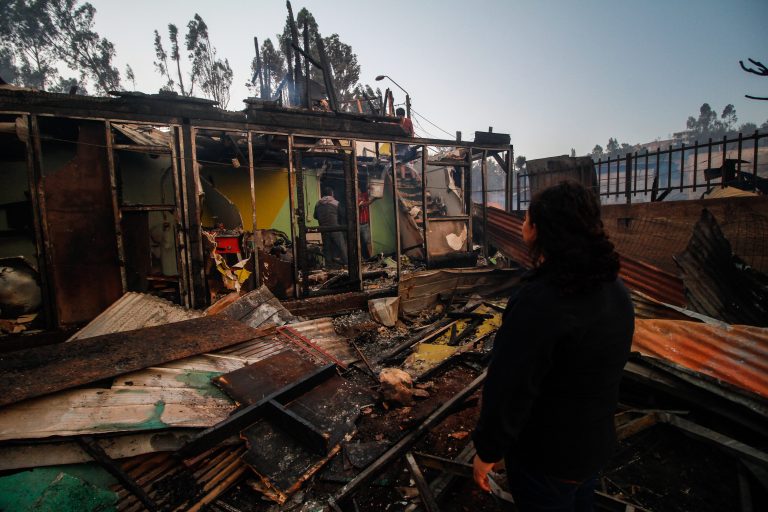 INCENDIO Rocuant VALPARAISO