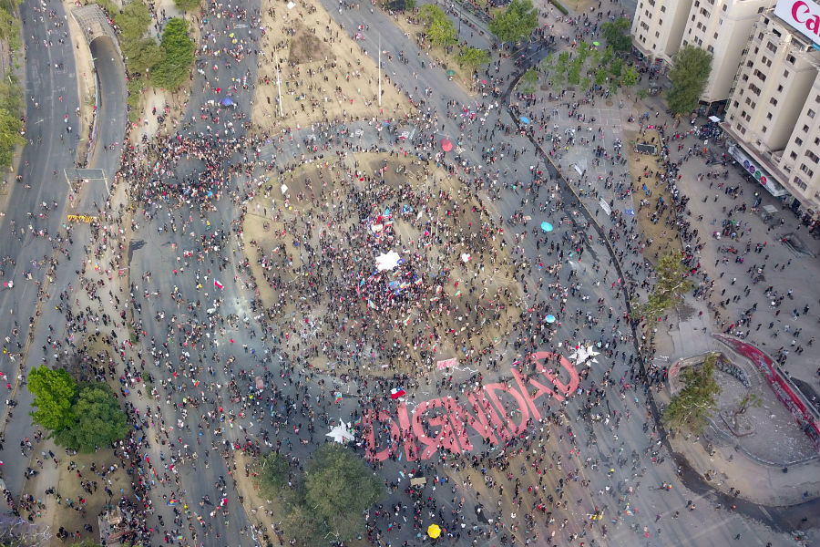 Plaza Italia, lugar donde se haría este concierto