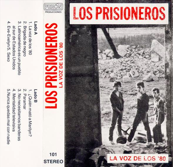 los prisioneros la voz de los 80 cassette
