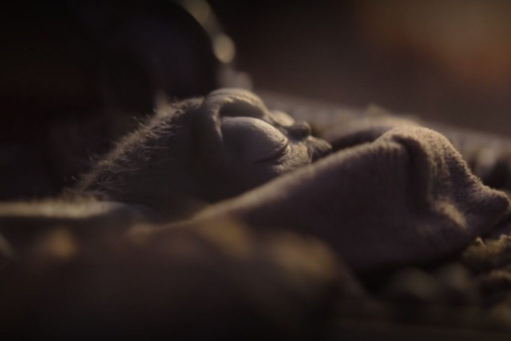 Baby Yoda animatronic