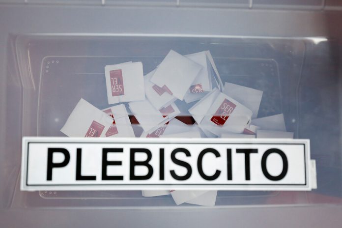papeletas plebiscito 26 de abril