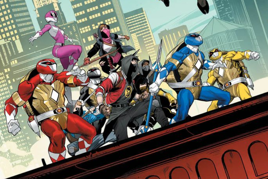 Las Tortugas Ninjas se unirán a los Power Rangers en un cómic crossover