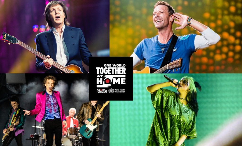 Revisa las mejores presentaciones del concierto #TogetherAtHome de la OMS