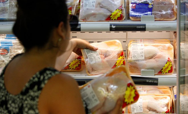 Corte Suprema duplica multas a supermercados por colusión de pollos