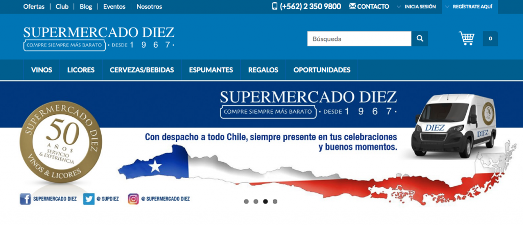 supermercado diez delivery