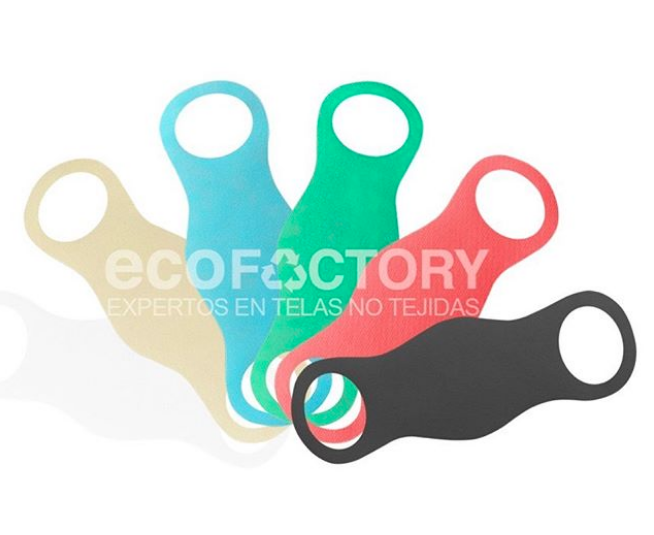 mascarillas de plastico reciclables