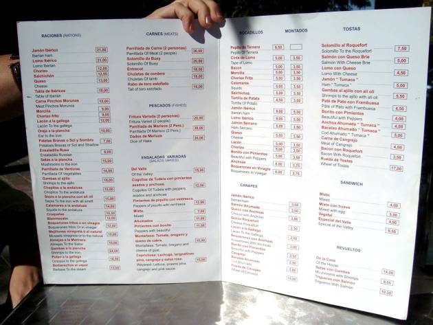 adios menus restaurantes