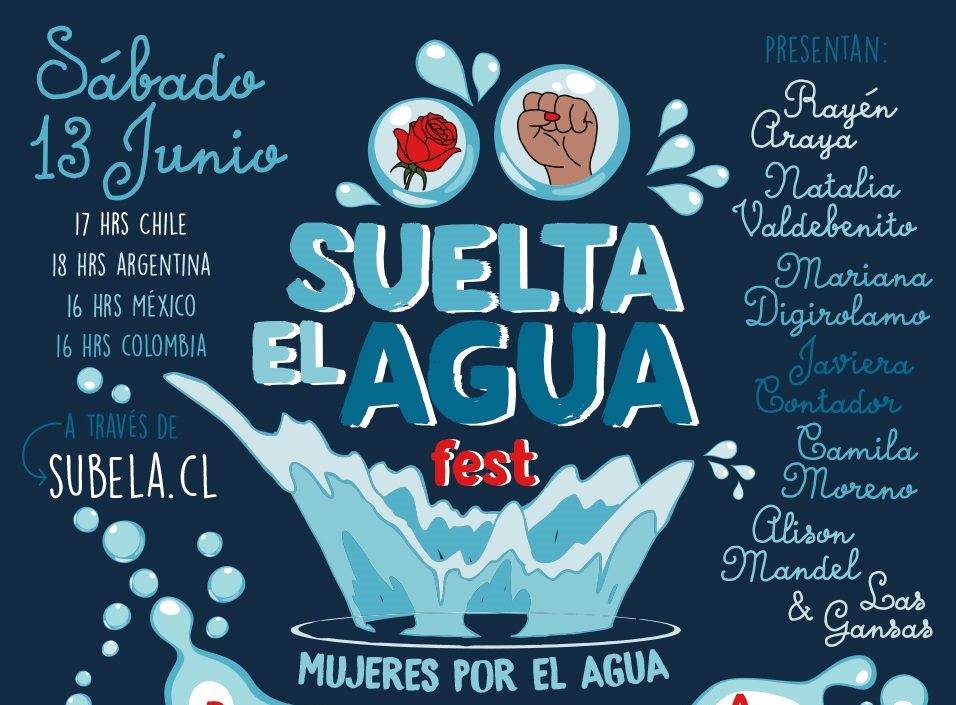 Festival Suelta el Agua contará con Francisca Valenzuela y Ana Tijoux
