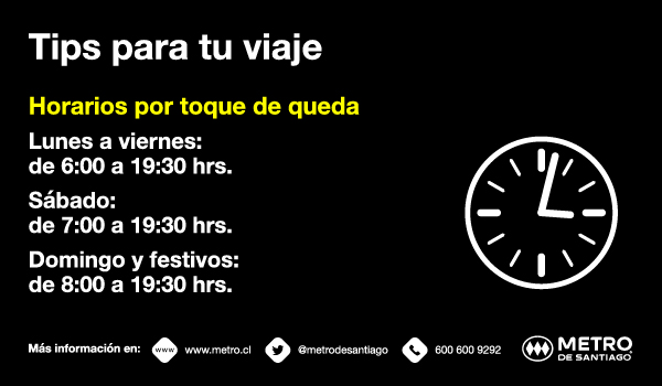 horarios metro