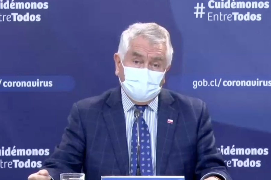 ministro de salud Enrique Paris habla sobre nuevas cifras de contagio