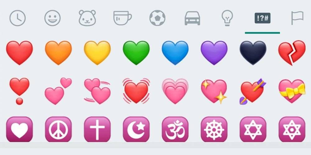 emojis corazones