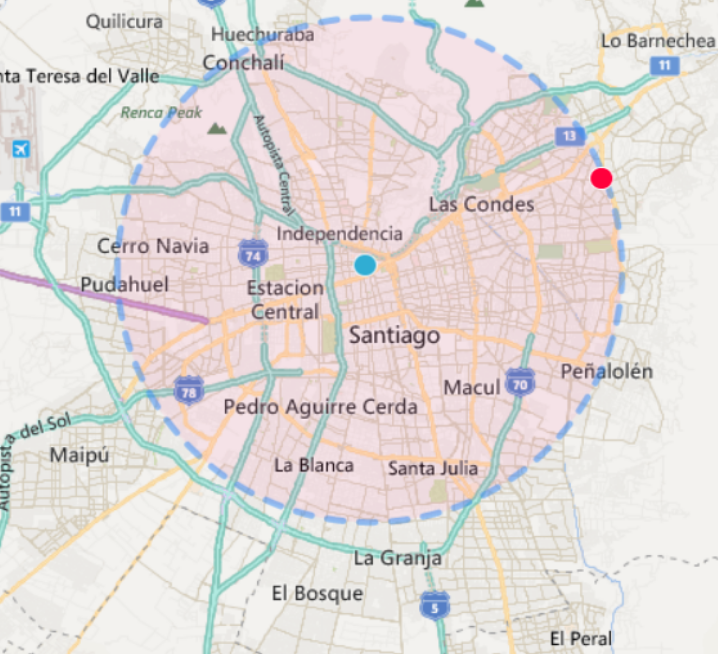 alcance explosión beirut en chile